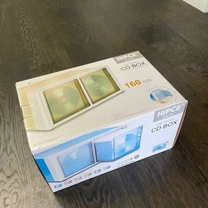 160 CDs or DVDs organizer box